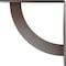 Ekena Millwork Bulwark Steel Bracket, Hammered Brown 2"W x 14"D x 14"H BKTM02X14X14BUHBR - alternate 8